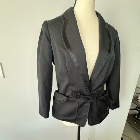 Authentic Vintage John Galliano Black Blazer – Size 42  (US 6) – Made in Italy - Picture 11 of 16